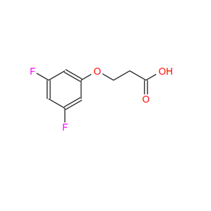 3-(3,5-二氟苯氧基)丙酸,3-(3,5-DIFLUOROPHENOXY)-PROPANOIC ACID