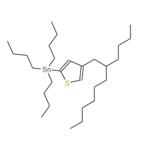 (4-(2-丁基辛基)噻吩-2-基)三丁基锡烷,Tributyl-[4-(2-butyl-octyl)-thiophen-2-yl]-stannane