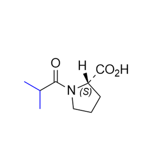 卡托普利杂质05,(2S)-1-(2-methylpropanoyl)pyrrolidine-2-carboxylic acid