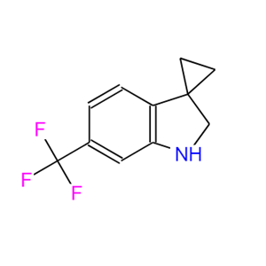 6'-(三氟甲基)螺[环丙烷-1,3'-二氢吲哚] 1823903-80-5