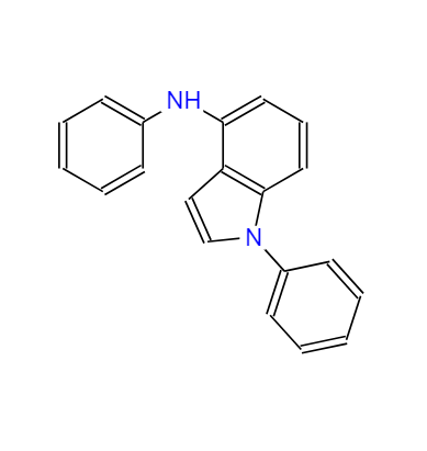 N,1-二苯基-1H-吲哚-4-胺,N,1-Diphenyl-1H-indol-4-amine