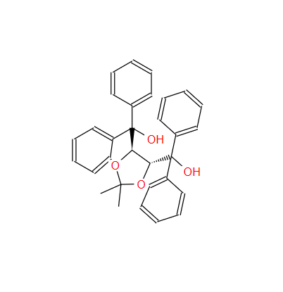 (4R,5R)-2,2-二甲基-a,a,a',a'-四苯基-1,3-二氧戊环-4,5-二甲醇,(-)-Taddol