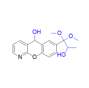 普拉洛芬雜質(zhì)09,7-(2-hydroxy-1,1-dimethoxypropyl)-5H-chromeno[2,3-b]pyridin-5-ol