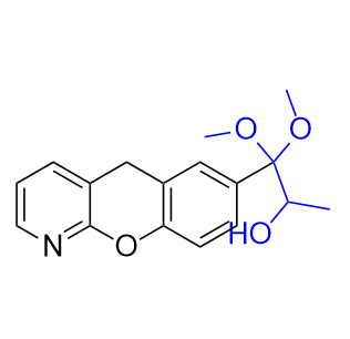 普拉洛芬雜質(zhì)23,1-(5H-chromeno[2,3-b]pyridin-7-yl)-1,1-dimethoxypropan-2-ol