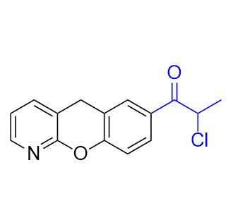 普拉洛芬雜質(zhì)24,2-chloro-1-(5H-chromeno[2,3-b]pyridin-7-yl)propan-1-one