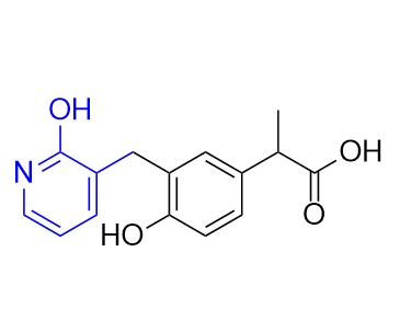 普拉洛芬杂质19,2-(4-hydroxy-3-((2-hydroxypyridin-3-yl)methyl)phenyl)propanoic acid