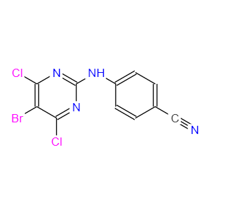 4-[(5-溴-4,6-二氯-2-嘧啶)氨基]苯甲腈,BENZONITRILE, 4-[(5-BROMO-4,6-DICHLORO-2-PYRIMIDINYL)AMINO]-
