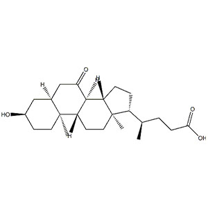 3α-羥基-7-氧代-5β-膽烷酸,3-alpha-hydroxy-7-oxo-5-beta-cholan-24-oic acid