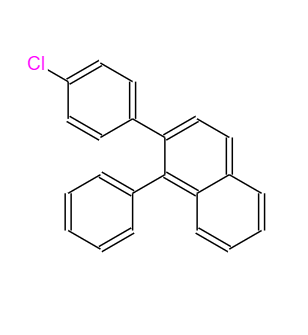 2-(4-氯苯基)-1-苯基萘,2-(4-chlorophenyl)-1-phenylnaphthalene