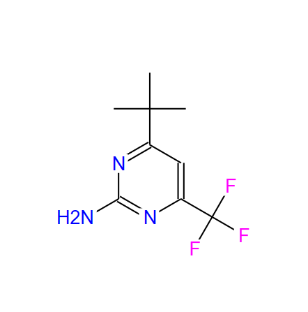 4-叔丁基-6-三氟甲基-2-嘧啶胺,2-AMINO-6-T-BUTYL-4-(TRIFLUOROMETHYL)PYRIMIDINE