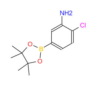 3-氨基-4-氯苯基硼酸频哪醇酯,2-Chloro-5-(4,4,5,5-tetramethyl-1,3,2-dioxaborolan-2-yl)aniline