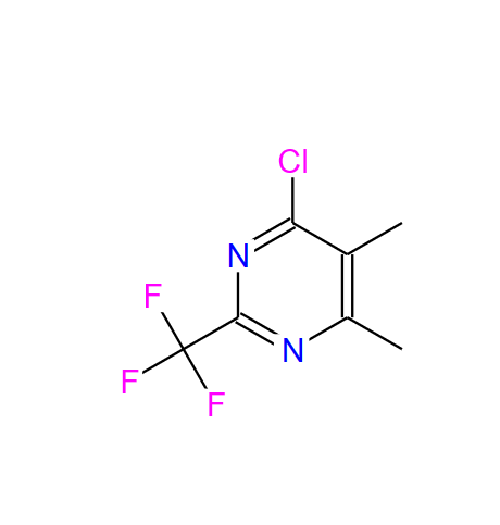 4-氯-5,6-二甲基-2-(三氟甲基)嘧啶,4-CHLORO-5,6-DIMETHYL-2-(TRIFLUOROMETHYL)PYRIMIDINE