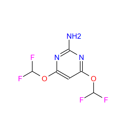 2-氨基-4,6-双(二氟甲氧基)嘧啶,2-Amino-4,6-bis(difluoromethoxy)pyrimidine