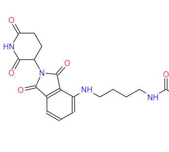 泊马度胺-氨基-C4-氨基叔丁酯,Thalidomide-NH-C4-NH-Boc