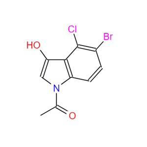 1-乙酰基-5-溴-4-氯-3-吲哚酚 125328-76-9
