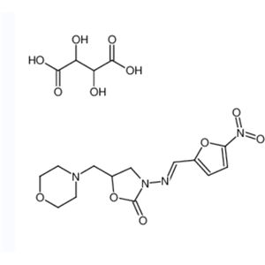 5-吗啉甲基-3-[5-硝基亚糠基氨基]-2-噁唑烷酒石酸盐