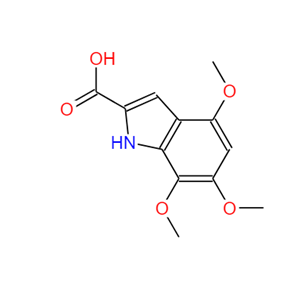 4,6,7-三甲氧基吲哚-2-羧酸,4,6,7-TRIMETHOXY-1H-INDOLE-2-CARBOXYLIC ACID