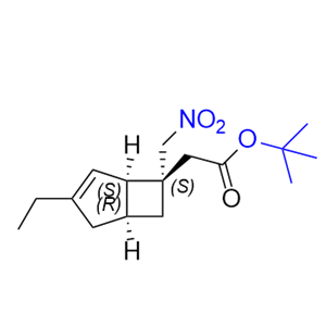 米洛巴林杂质15,tert-butyl2-((1R,5S,6S)-3-ethyl-6-(nitromethyl)bicyclo[3.2.0]hept-3- en-6-yl)acetate