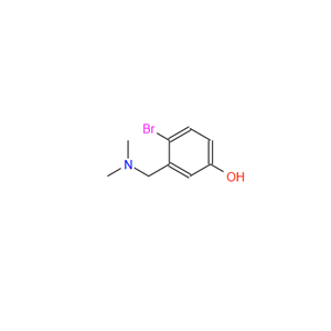 4-溴-3-(二甲氨基)甲基苯酚；848848-16-8