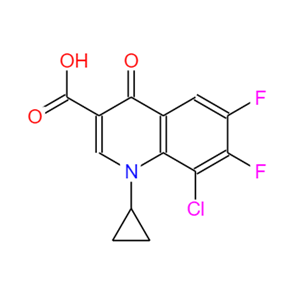 8-氯-1-环丙基-6,7-二氟-4-氧代-1,4-二氢喹啉-3-羧酸