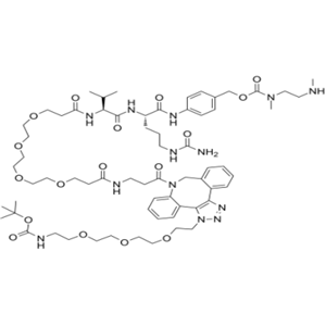 Boc-NH-PEG3-C2-triazole-DBCO-PEG4-VC-PAB-DMEA