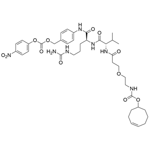 TCO-PEG1-Val-Cit-PABC-PNP