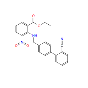 2-[[(2'-氰基联苯-4-基)甲基]氨基]-3-硝基苯甲酸乙酯