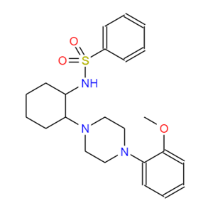 N-[2-[4-(2-甲氧基苯基)-1-哌嗪基]环己基]苯磺酰胺