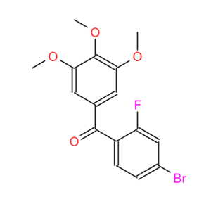 (4-溴-2-氟苯基)(3,4,5-三甲氧基苯基)甲酮,(4-Bromo-2-fluorophenyl)(3,4,5-trimethoxyphenyl)methanone
