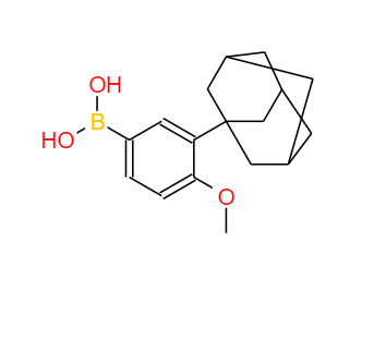 3-(1-金刚烷基)-4-甲氧基苯硼酸,(3-(Adamantan-1-yl)-4-methoxyphenyl)boronicacid