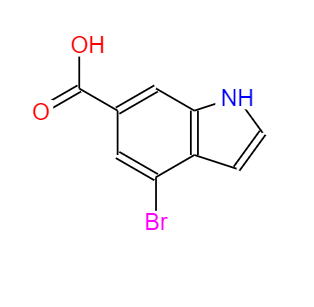 4-溴-1H-吲哚-6-羧酸,4-Bromo-1H-indole-6-carboxylicacid