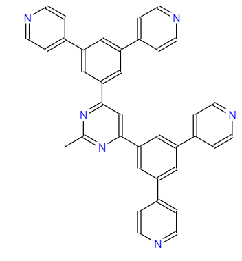 4，6-双(3，5-二(4-吡啶)基苯基)-2-甲基嘧啶,4,6-Bis(3,5-di(pyridin-4-yl)phenyl)-2-MethylpyriMidine