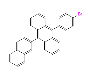 9-(4-溴苯基)-10-(2-萘基)蒽,9-(4-bromophenyl)-10-(naphthalen-2-yl)anthracene