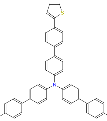 三[4'-(2-噻吩基)-4-联苯基]胺,Tris[4'-(2-thienyl)-4-biphenylyl]amine