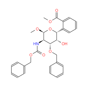 磺达肝癸钠单糖中间体,1-alpha-methyl-(2-N-benzyloxycarbonyl) -6-O-benzoyl-3-O-benzyl)-D-glucosamine