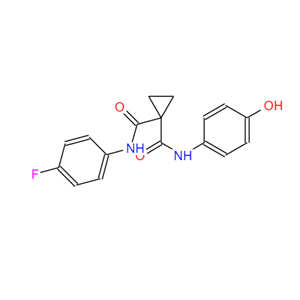 N-(4-氟苯基)-N-(4-羟基苯基)环丙烷-1,1-二羧酰胺（卡博替尼杂质