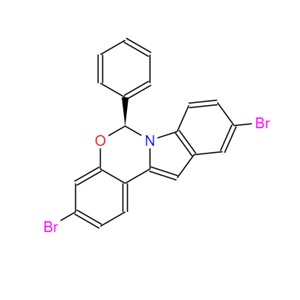 (S)-3,10-二溴-6-苯基-6H-苯并[5,6] [1,3]恶嗪并[3,4-α]吲哚