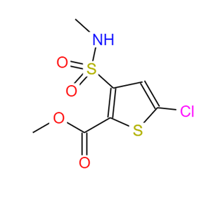 5-氯-3-(N-甲基氨磺酰基)-噻吩-2-甲酸甲酯（氯诺昔康杂质）