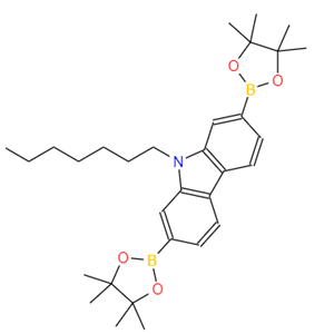 9-辛基-2,7-双(4,4,5,5-四甲基-1,3,2-二氧杂硼杂环戊烷-2-基)-9H-咔唑