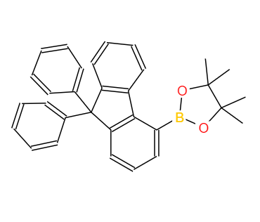9,9-二苯基芴-4-硼酸频哪醇酯,9,9-dipehnylfluorene-4-pinacol ester-