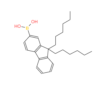 9,9-二己基芴-2-硼酸,9,9-Dihexyl-9H-fluoren-2-boronic acid