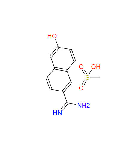 6-脒-2-萘酚 甲基磺酸,6-Amidino-2-naphthol methanesulfonate