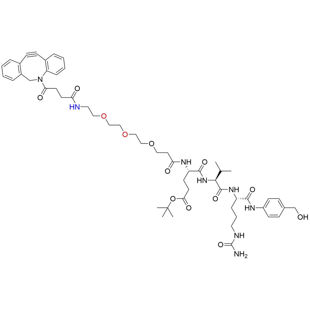 DBCO-PEG3-propionic EVCit-PAB,DBCO-PEG3-propionic EVCit-PAB