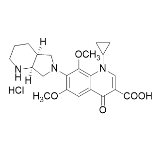莫西沙星杂质B,1-cyclopropyl-6,8-dimethoxy-7-((4aS,7aS)-octahydro-6H-pyrrolo [3,4-b]pyridin-6-yl)-4-oxo-1,4-dihydroquinoline-3-carboxylic  acid hydrochloride