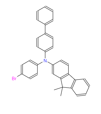 N-[1,1`-联苯]-4-基-N-(4-溴苯肼)-9,9-二甲基-9H-芴-2-胺,N-[1,1'-biphenyl]-4-yl-N-(4-broMophenyl)-9,9-diMethyl-9H-Fluoren-2-aMine