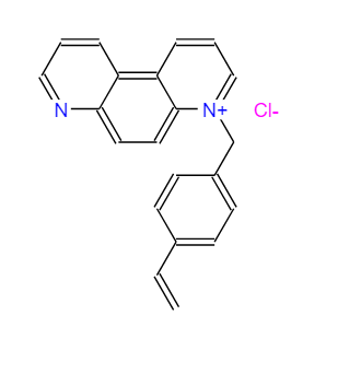 4-[(4-乙烯基苯基)甲基]-4,7-菲咯啉氯化物(1:1),4-[(4-ethenylphenyl)methyl]- 4,7-phenanthrolinium chloride (1:1)