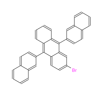 2-溴-9,10-双(2-萘基)蒽,2-Bromo-9,10-bis(2-naphthalenyl)anthracene