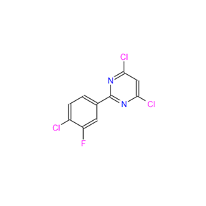 4,6-二氯-2-(4-氯-3-氟苯)嘧啶；1190735-18-2
