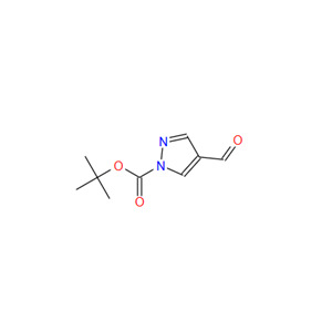 4-甲酰基-1H-吡唑-1-羧酸叔丁酯；821767-61-7