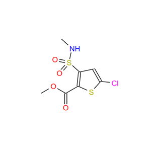5-氯-3-(N-甲基氨磺酰基)-噻吩-2-甲酸甲酯,Methyl 5-chloro-3-[(methylamino)sulfonyl]-thiophene-2-carboxylate